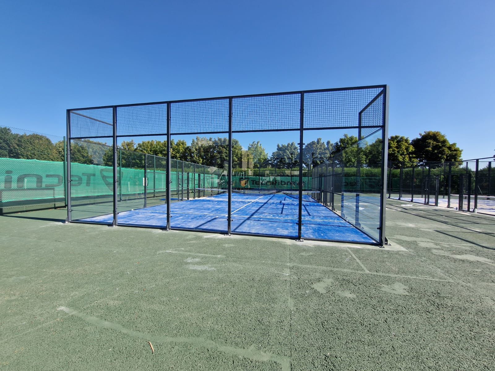 Construction terrain de padel Martinique réalisation