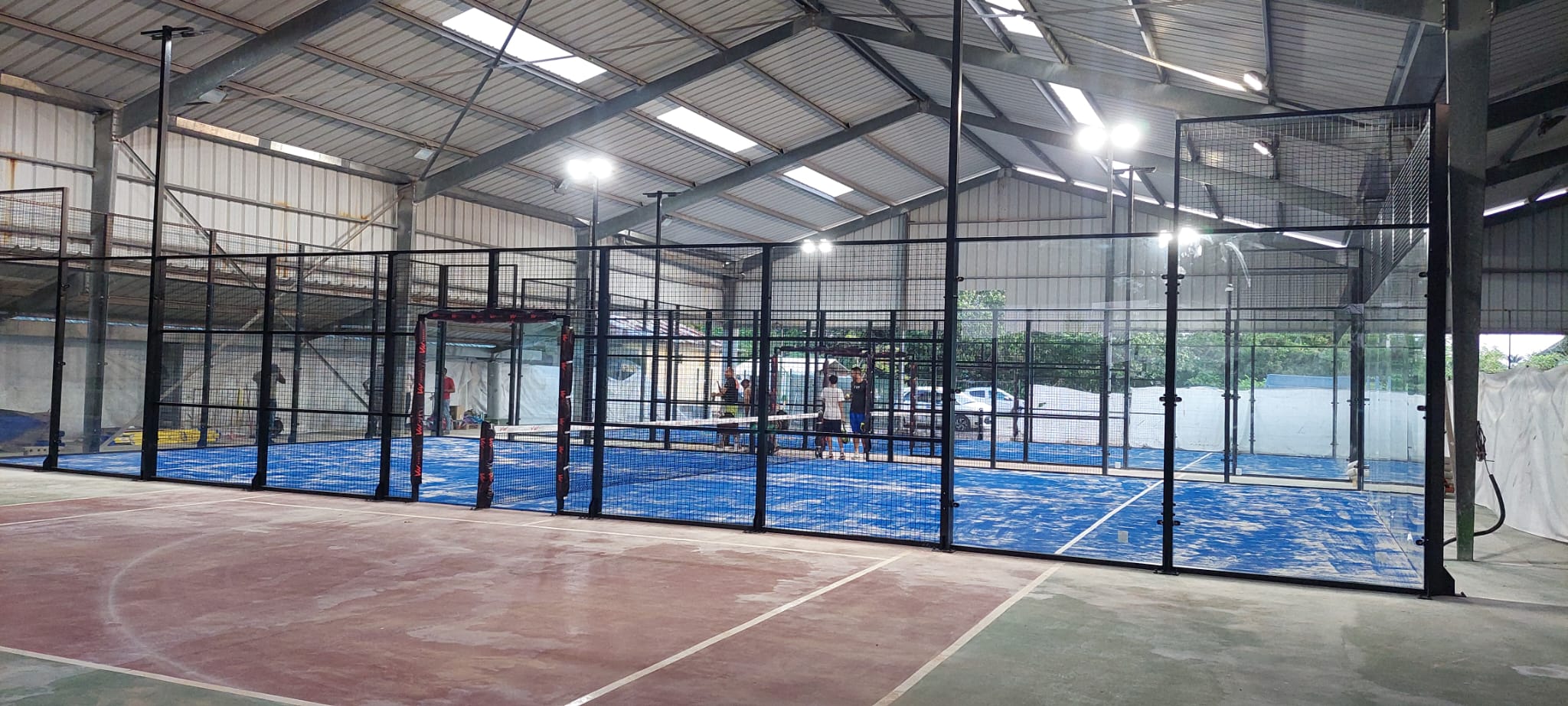 construction terrain padel panoramique Charenton le pont 3